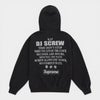  Supreme シュプリーム 2026SS DJ Screw Zip Up Hooded Sweatshirt DJスクリュー ジップアップ フーデッドスウェットパーカー ブラック1