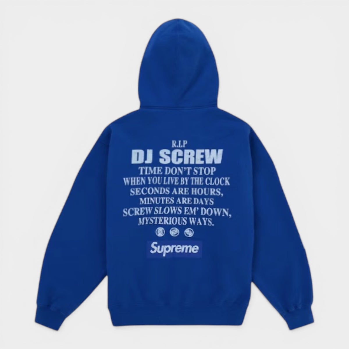 Supreme シュプリーム 2026SS DJ Screw Zip Up Hooded Sweatshirt DJスクリュー ジップアップ フーデッドスウェットパーカー ロイヤル1