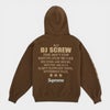 Supreme シュプリーム 2026SS DJ Screw Zip Up Hooded Sweatshirt DJスクリュー ジップアップ フーデッドスウェットパーカー ダスティブラウン1