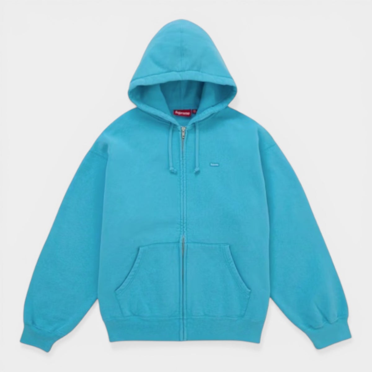 Supreme シュプリーム 2026SS Small Box Zip Up Hooded Sweatshirt スモールボックスジップアップフードパーカー ライトブルー
