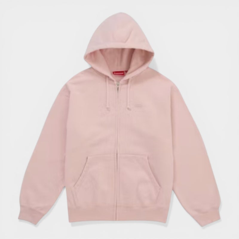  Supreme シュプリーム 2026SS Small Box Zip Up Hooded Sweatshirt スモールボックスジップアップフードパーカー ライトピンク