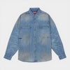  Supreme シュプリーム 2026SS Worn Snap Painter Shirt　ウォーンスナップ ペインターシャツ　デニム
