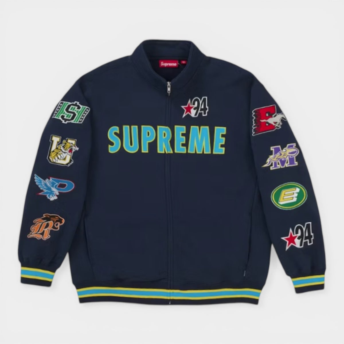 Supreme シュプリーム 2026SS Mascots Zip Up Sweatshirt マスコット ジップアップスウェットシャツ ネイビー