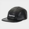 Supreme シュプリーム 2026SS Ostrich Embossed Leather GORE-TEX Camp Cap　オーストリッチエンボス レザーゴアテックス キャンプキャップ　ブラック