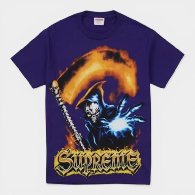 Supreme シュプリーム 2026SS Grim Reaper Tee グリムリーパー Tシャツ パープル