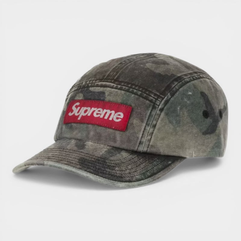Supreme シュプリーム 2026SS Overdyed Camp Cap オーバーダイ キャンプキャップ ウッドランドカモ