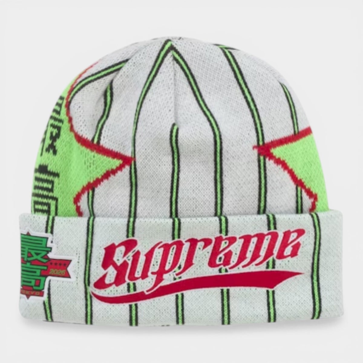 Supreme シュプリーム 2026SS New Era Stars Beanie ニューエラ スタービーニー　ストライプ