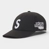 Supreme シュプリーム 2026SS World Famous S Logo 6-Panel　ワールドフェイマス Sロゴ 6パネルキャップ　ブラック