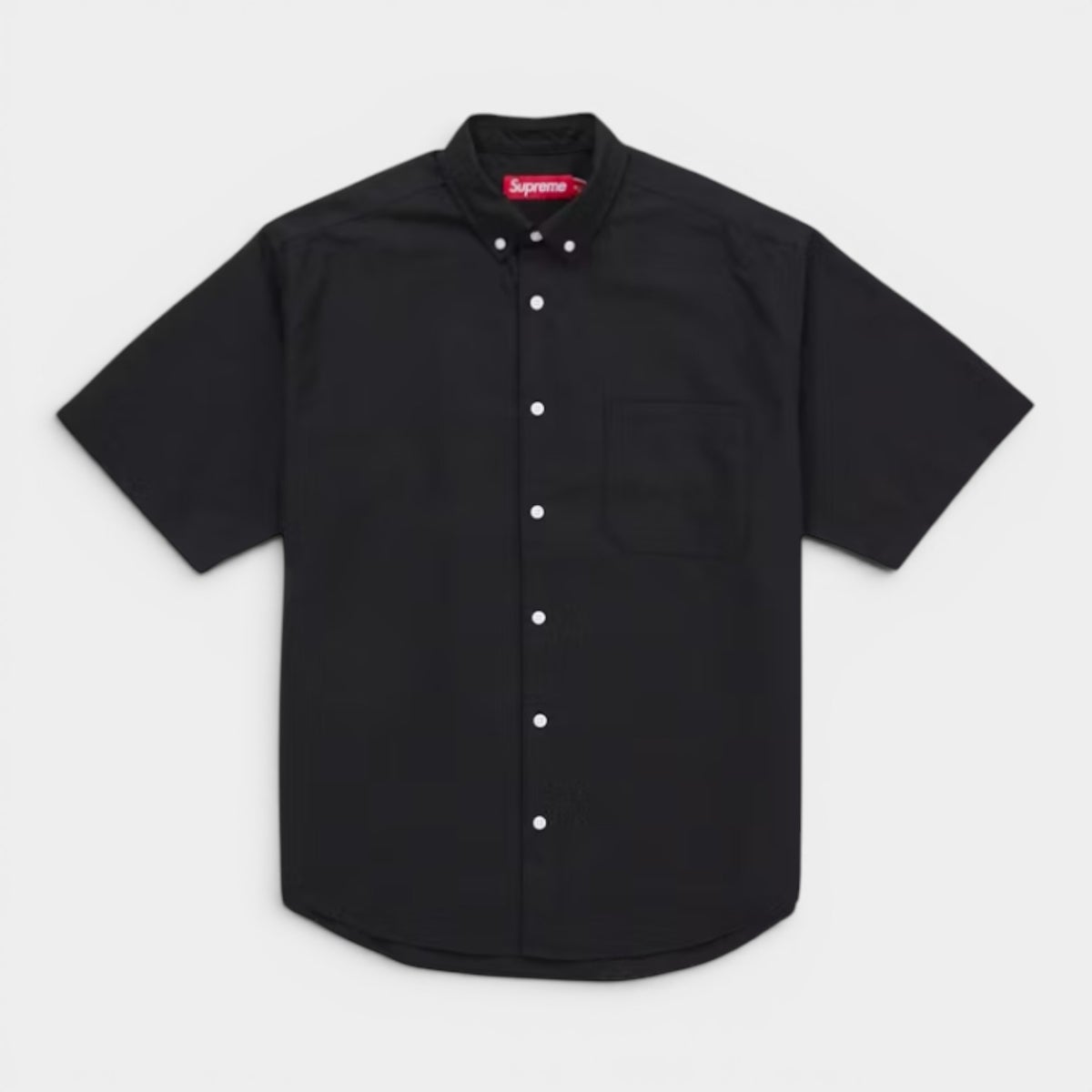 Supreme シュプリーム 2026SS Loose Fit Oxford S/S Shirt ルーズフィット オックスフォードショートスリーブシャツ ブラック