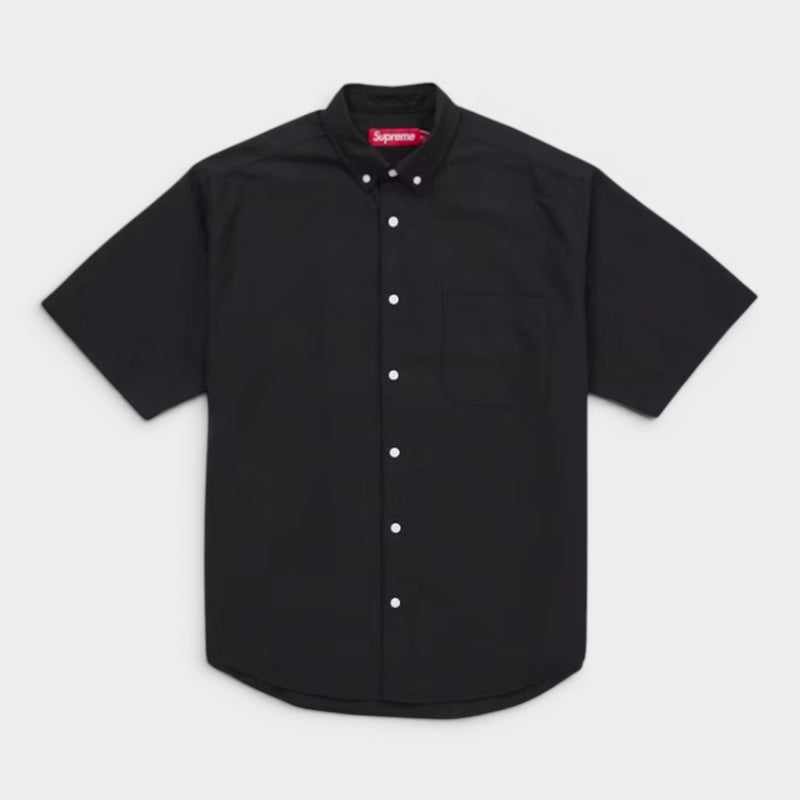 Supreme シュプリーム 2026SS Loose Fit Oxford S/S Shirt ルーズフィット オックスフォードショートスリーブシャツ ブラック