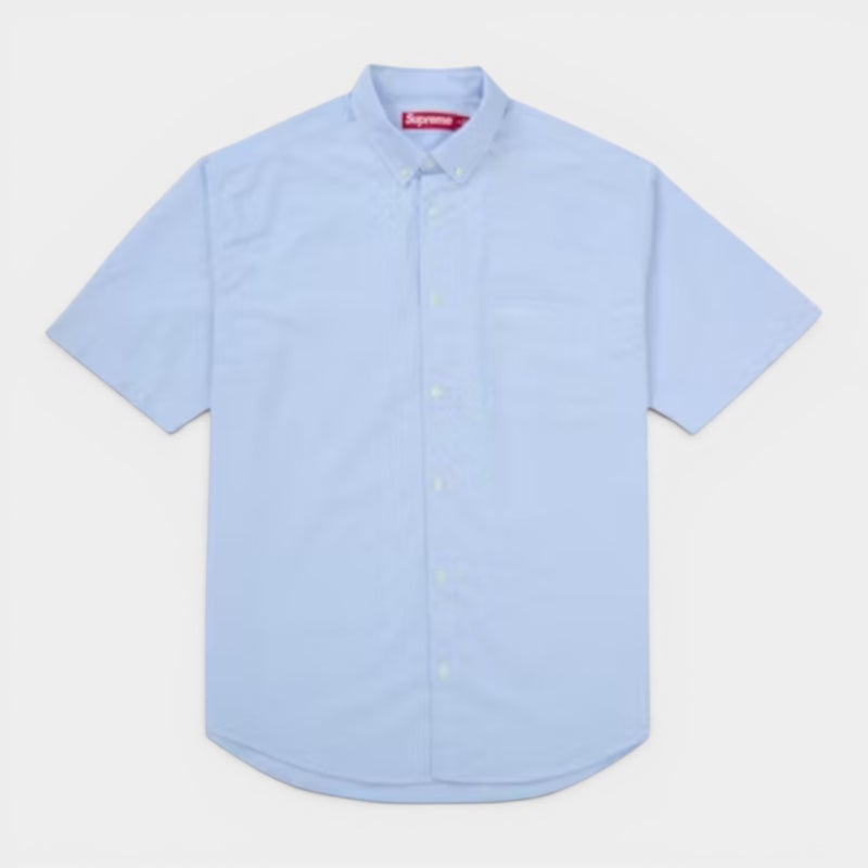 Supreme シュプリーム 2026SS Loose Fit Oxford S/S Shirt ルーズフィット オックスフォードショートスリーブシャツ ライトブルー