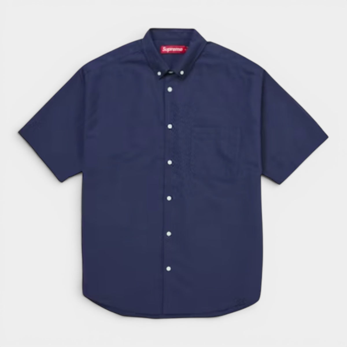 Supreme シュプリーム 2026SS Loose Fit Oxford S/S Shirt ルーズフィット オックスフォードショートスリーブシャツ ネイビー