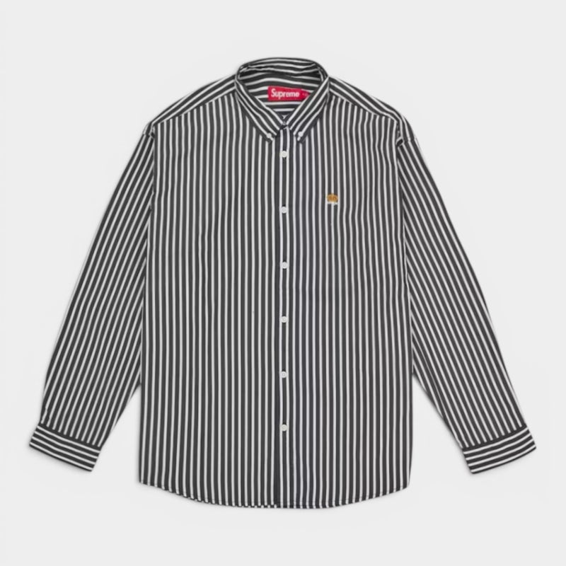Supreme シュプリーム 2026SS Stripe Shirt　ストライプシャツ ブラック
