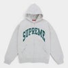  Supreme シュプリーム 2026SS Cracked Raglan Zip Up Hooded Sweatshirt クラックラグラン ジップアップフーデッドスウェットパーカー アッシュグレー