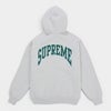  Supreme シュプリーム 2026SS Cracked Raglan Zip Up Hooded Sweatshirt クラックラグラン ジップアップフーデッドスウェットパーカー アッシュグレー1