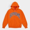 Supreme シュプリーム 2026SS Cracked Raglan Zip Up Hooded Sweatshirt クラックラグラン ジップアップフーデッドスウェットパーカー ダークオレンジ