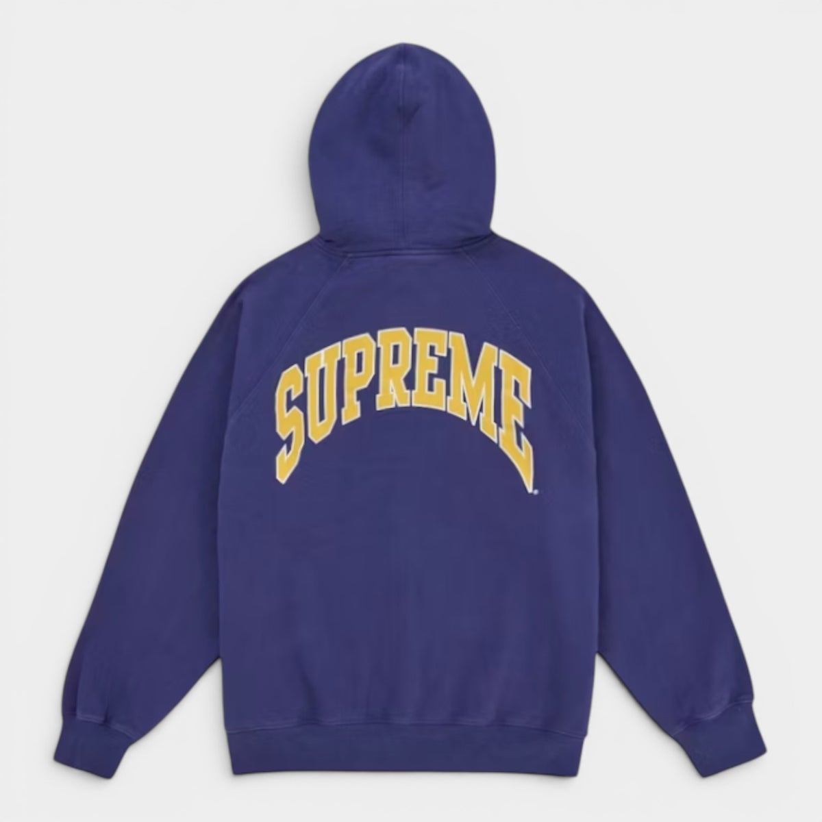 Supreme シュプリーム 2026SS Cracked Raglan Zip Up Hooded Sweatshirt クラックラグラン ジップアップフーデッドスウェットパーカー ウォッシュドネイビー1