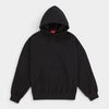  Supreme シュプリーム 2026SS Satin Applique Hooded Sweatshirt　サテンアップリケ フーデッドスウェットパーカー ブラック1