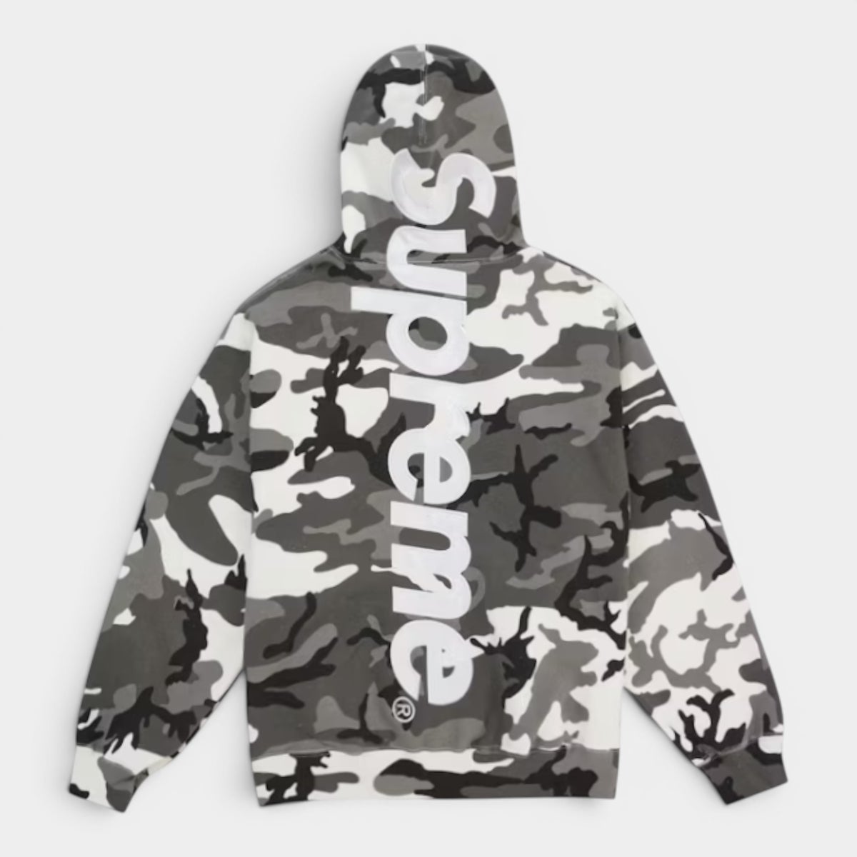 Supreme シュプリーム 2026SS Satin Applique Hooded Sweatshirt　サテンアップリケ フーデッドスウェットパーカー スノーカモ