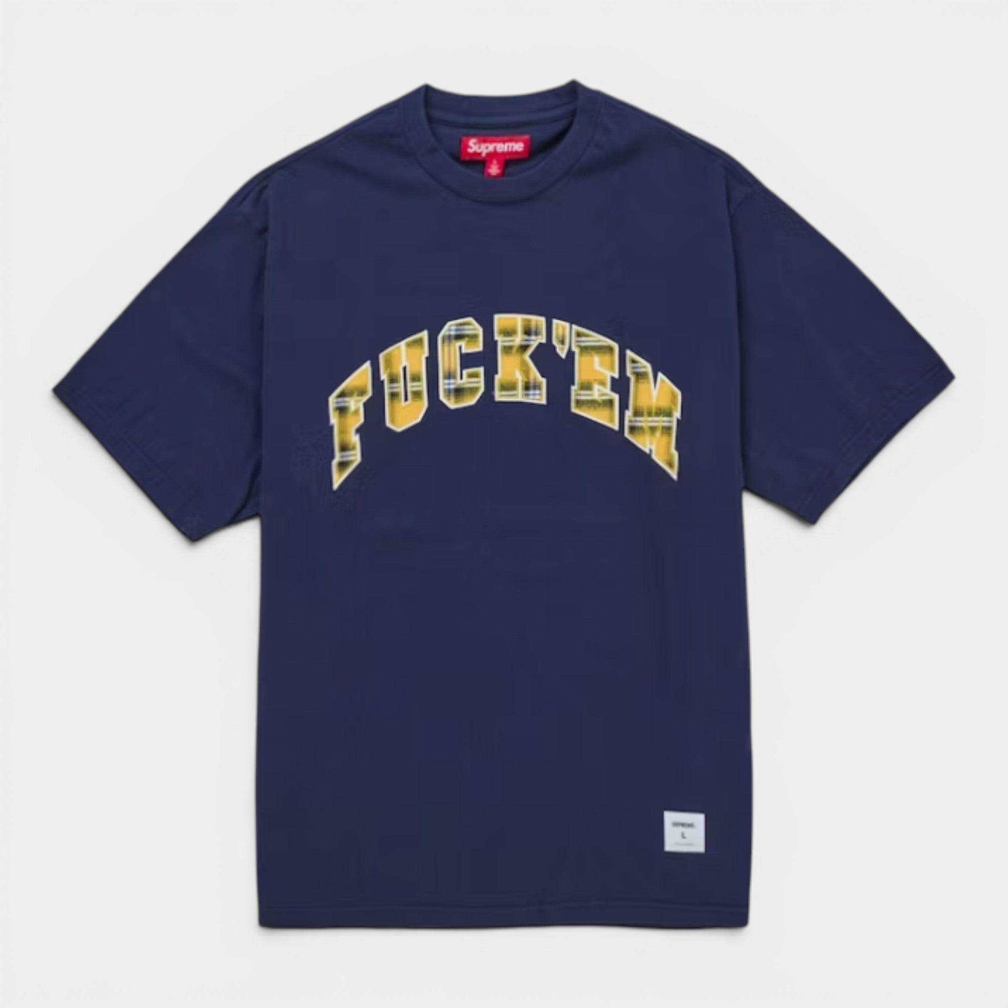 Supreme シュプリーム 2026SS Fuck Em Plaid S/S Top Tシャツ ファック 