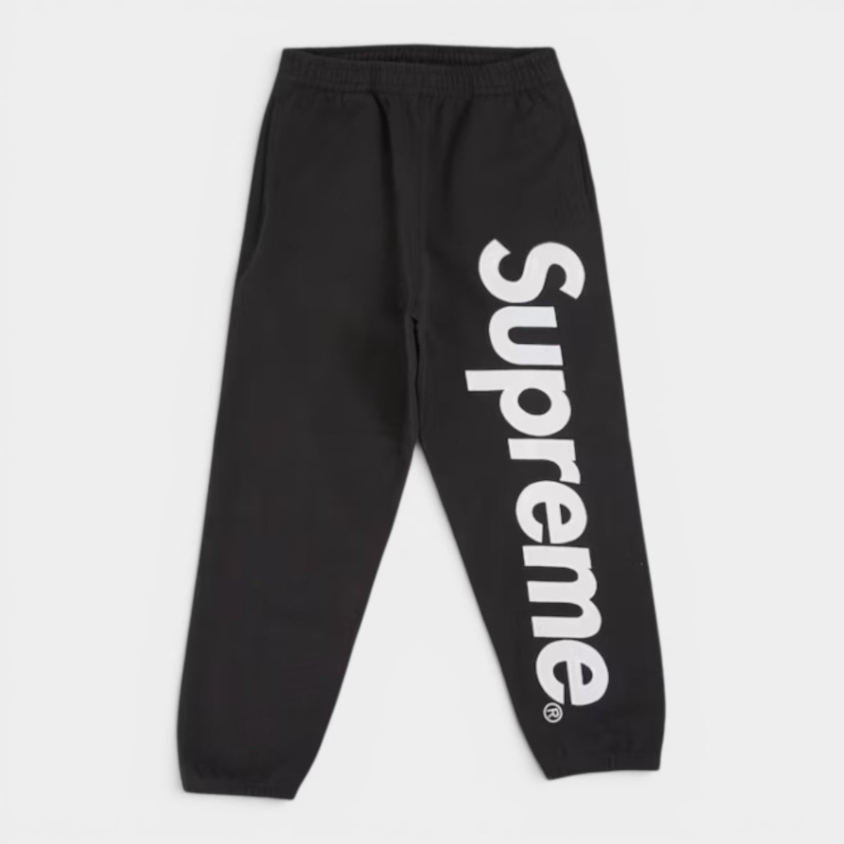 Supreme シュプリーム 2026SS Satin Applique Sweatpant サテンアップリケ スウェットパンツ　ブラック