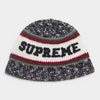  Supreme シュプリーム 2026SS Knit Logo Crusher ニットロゴクラッシャーハット ブラック