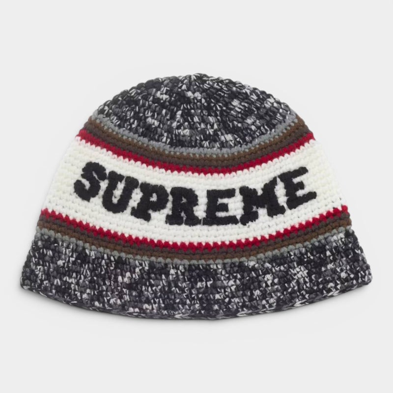  Supreme シュプリーム 2026SS Knit Logo Crusher ニットロゴクラッシャーハット ブラック