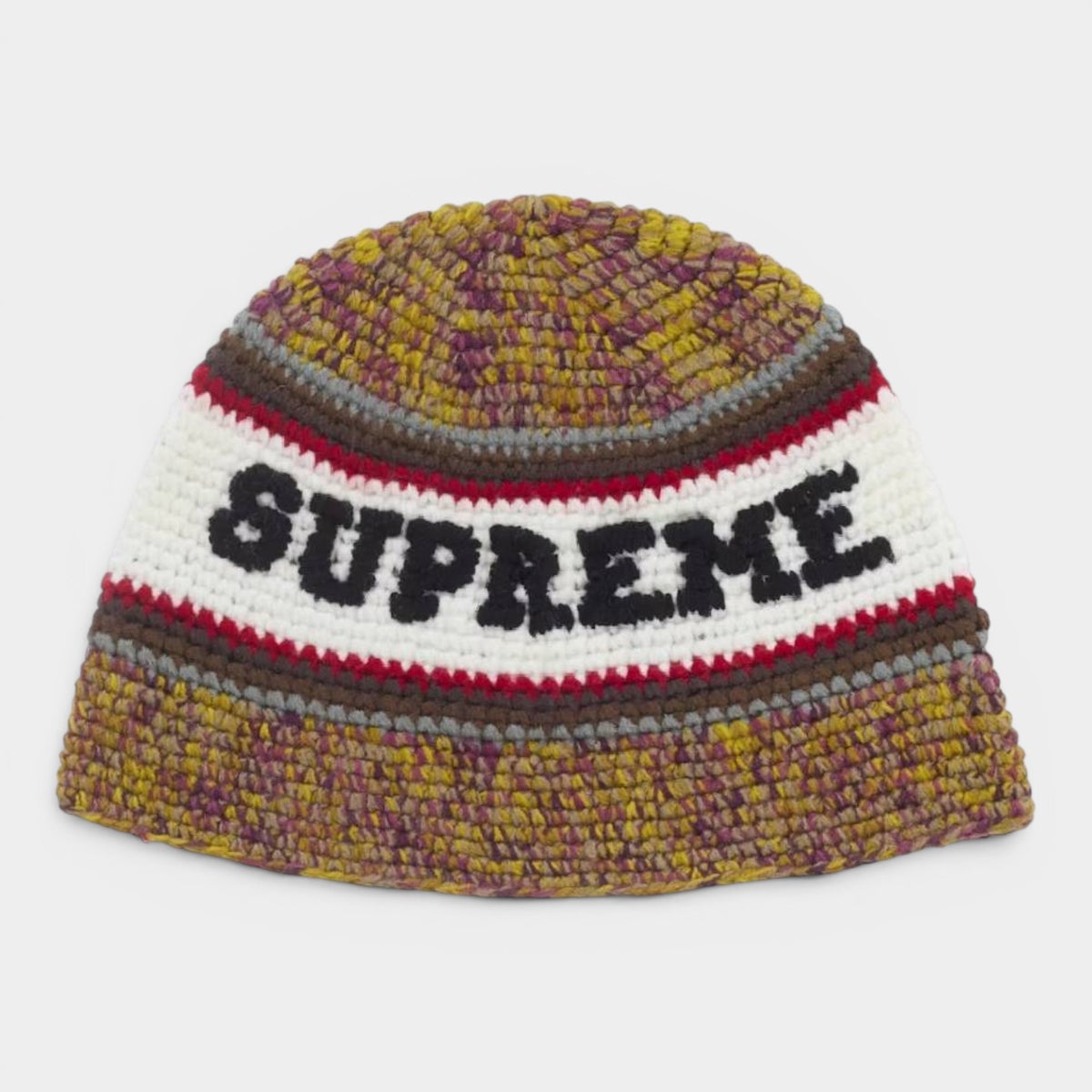  Supreme シュプリーム 2026SS Knit Logo Crusher ニットロゴクラッシャーハット イエロー