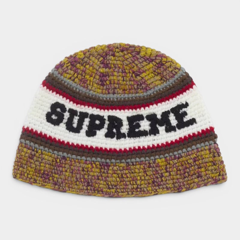  Supreme シュプリーム 2026SS Knit Logo Crusher ニットロゴクラッシャーハット イエロー