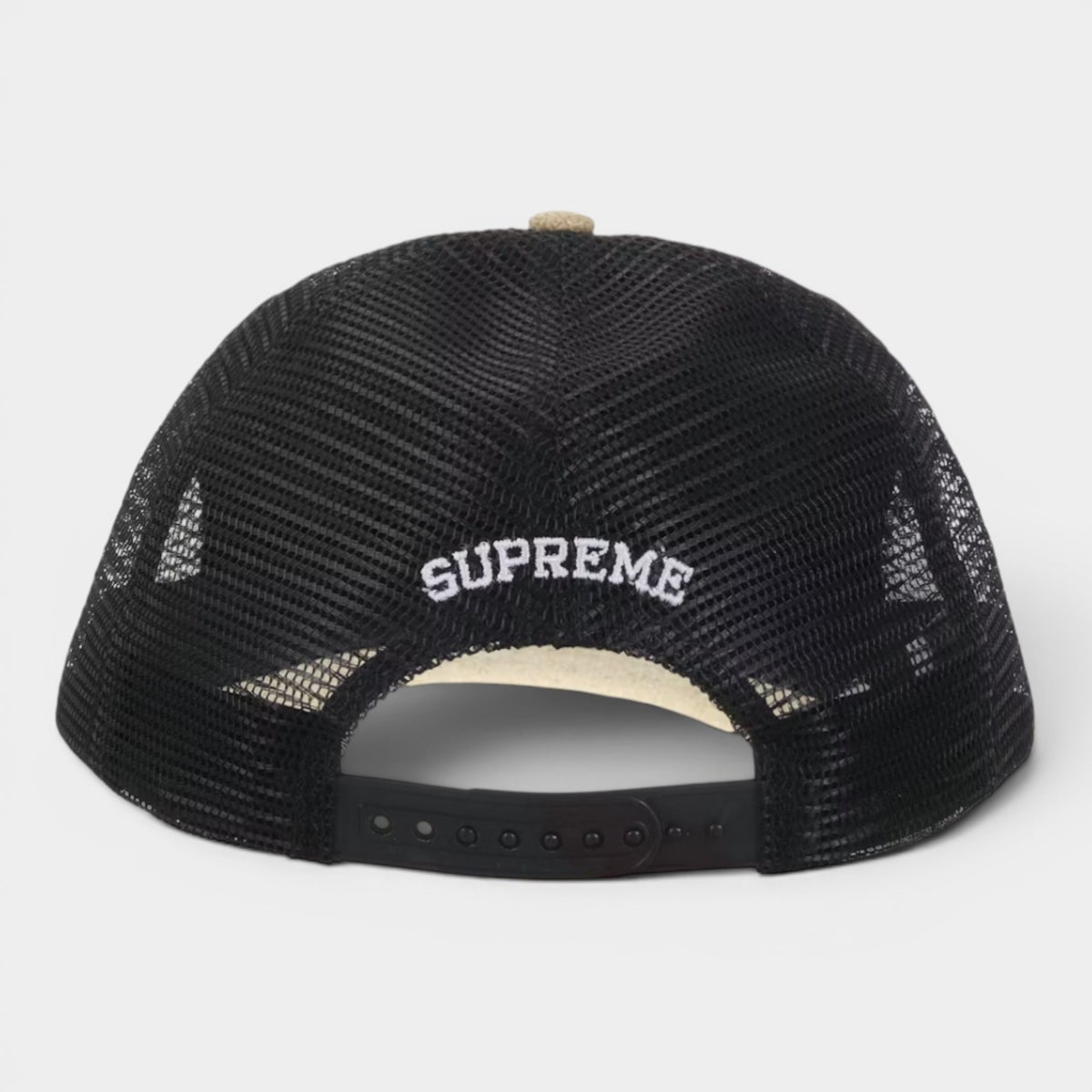 Supreme シュプリーム 2026SS Raffia Mesh Back 5-Panel ラフィアメッシュバック 5パネルキャップ タン1