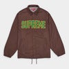 Supreme シュプリーム 2026SS Spellout Coaches Jacket　スペルアウト コーチジャケット　ブラウン