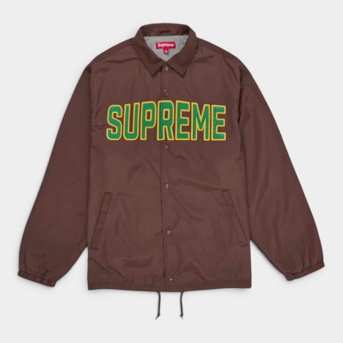 Supreme シュプリーム 2026SS Spellout Coaches Jacket　スペルアウト コーチジャケット　ブラウン