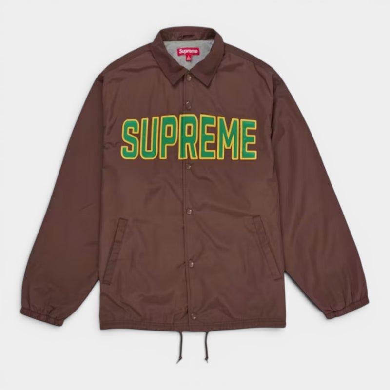 Supreme シュプリーム 2026SS Spellout Coaches Jacket　スペルアウト コーチジャケット　ブラウン