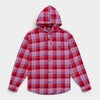  Supreme シュプリーム 2026SS Hooded Flannel Shirt　フーデッド フランネルシャツ　ピンク