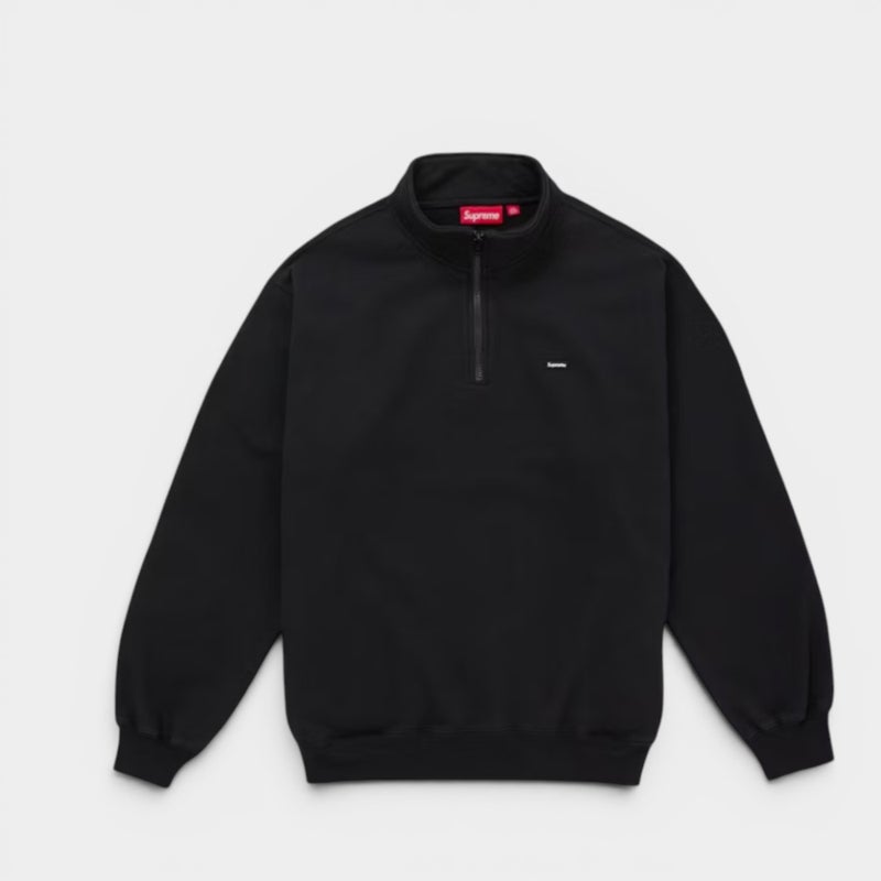 Supreme シュプリーム 2026SS Small Box Half Zip Pullover　スモールボックス ハーフジッププルオーバー　ブラック
