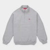  Supreme シュプリーム 2026SS Small Box Half Zip Pullover　スモールボックス ハーフジッププルオーバー　ヘザーグレー