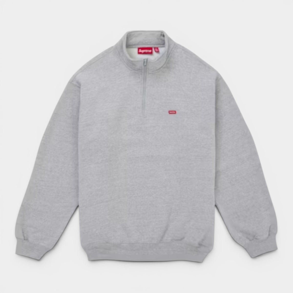  Supreme シュプリーム 2026SS Small Box Half Zip Pullover　スモールボックス ハーフジッププルオーバー　ヘザーグレー