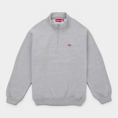 Supreme グレー フルジップパーカー Sサイズ Supreme Sロゴ ジップ 