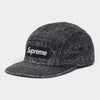Supreme シュプリーム 2026SS Stitched Old English Denim Camp Cap　ステッチ オールドイングリッシュ デニムキャンプキャップ　ブラック