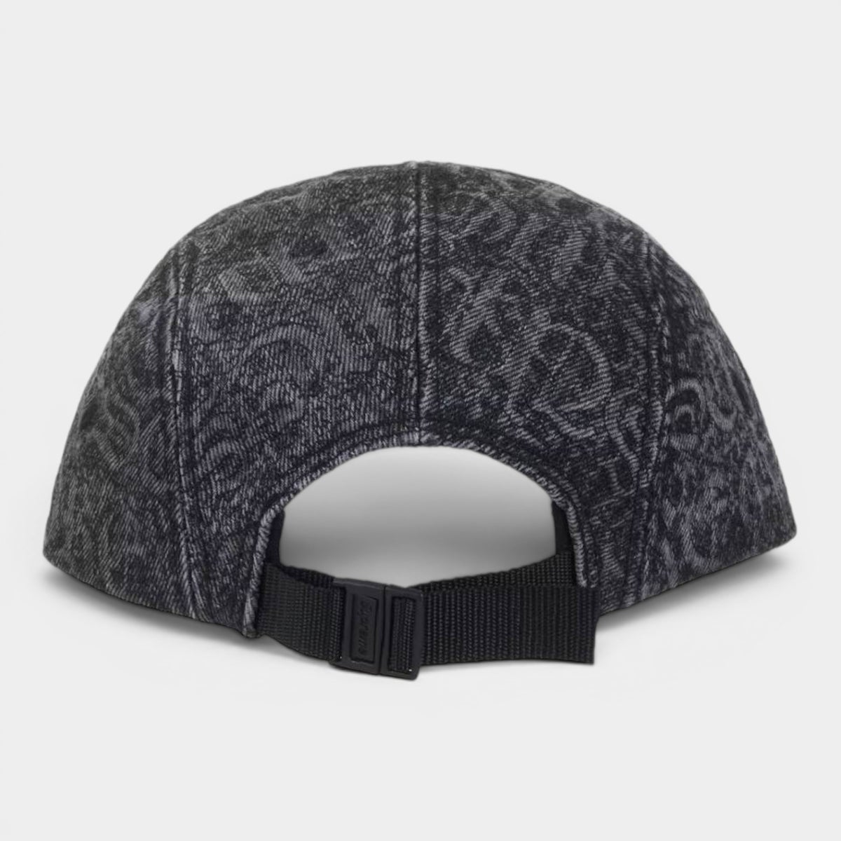 Supreme シュプリーム 2026SS Stitched Old English Denim Camp Cap　ステッチ オールドイングリッシュ デニムキャンプキャップ　ブラック1