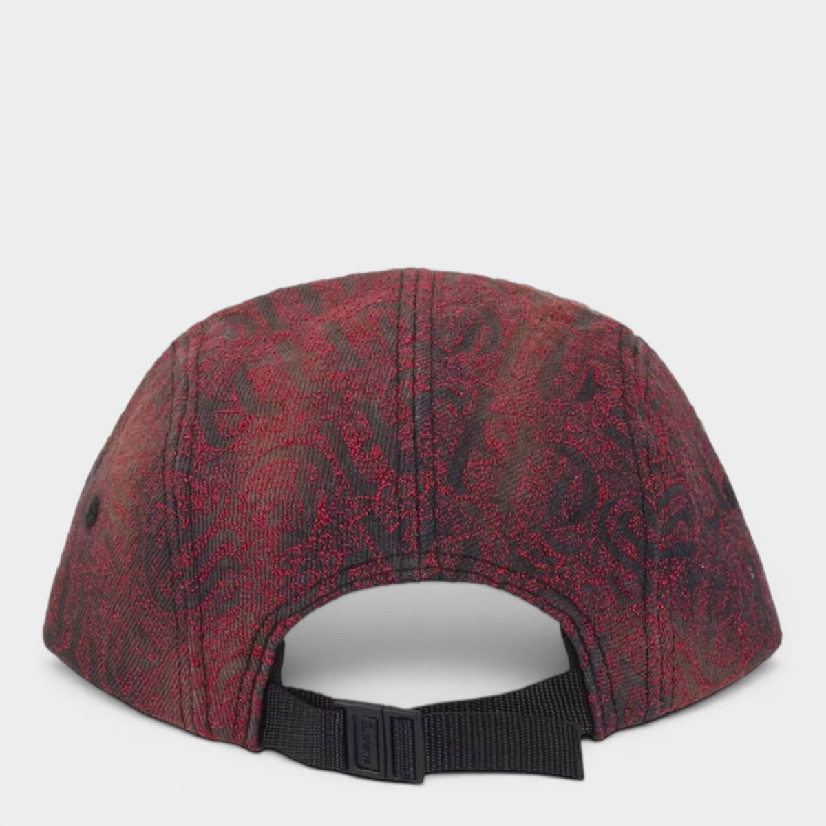  Supreme シュプリーム 2026SS Stitched Old English Denim Camp Cap　ステッチ オールドイングリッシュ デニムキャンプキャップ　レッド1