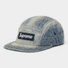 Supreme シュプリーム 2026SS Stitched Old English Denim Camp Cap　ステッチ オールドイングリッシュ デニムキャンプキャップ　ブルー