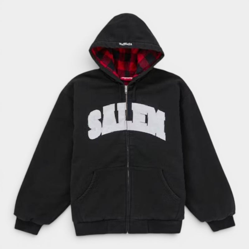 Supreme シュプリーム 2026SS SALEM Zip Up Hooded Sweatshirt セーラム ジップアップフーデッドスウェットパーカー ブラック