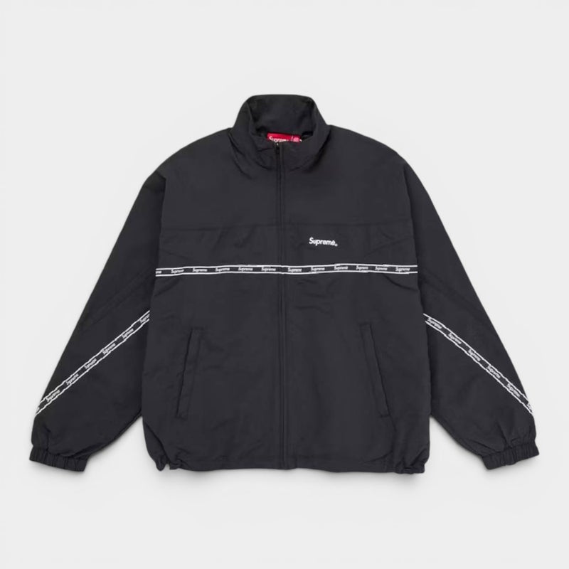 Supreme シュプリーム 2026SS Logo Taping Track Jacket　ロゴテーピング トラックジャケット　ブラック