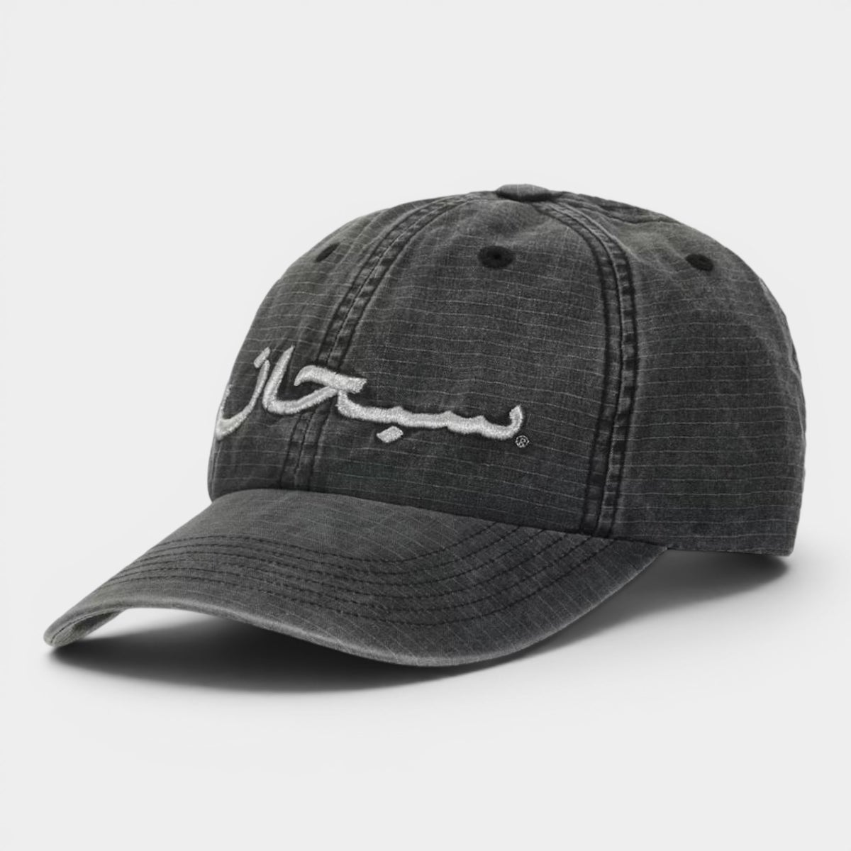 Supreme シュプリーム 2026SS Arabic Logo Ripstop 6-Panel Cap アラビックロゴ リップストップ6パネルキャップ ブラック