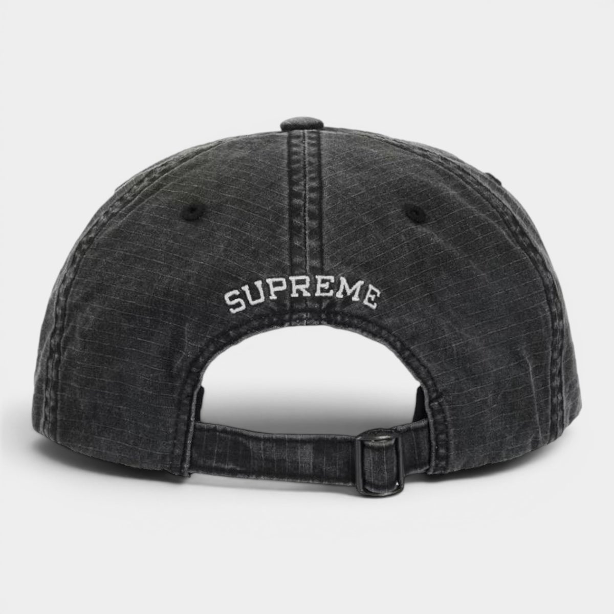 Supreme シュプリーム 2026SS Arabic Logo Ripstop 6-Panel Cap アラビックロゴ リップストップ6パネルキャップ ブラック1