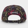Supreme シュプリーム 2026SS Floral Flannel 6-Panel Cap フローラル フランネル 6パネルキャップ ブラック1
