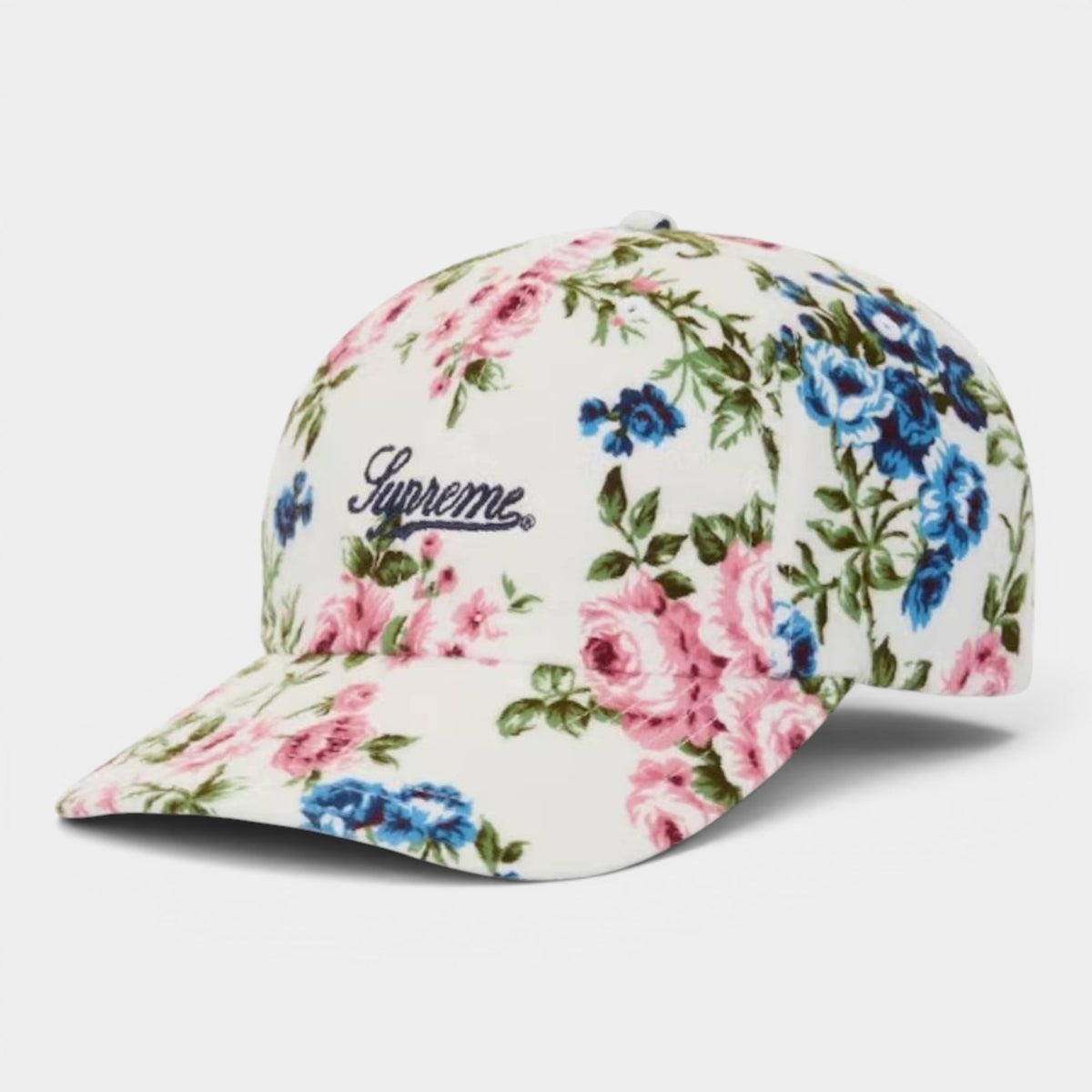 Supreme シュプリーム 2026SS Floral Flannel 6-Panel Cap フローラル フランネル 6パネルキャップ ホワイト