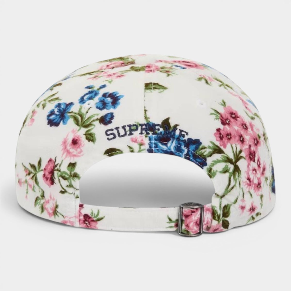 Supreme シュプリーム 2026SS Floral Flannel 6-Panel Cap フローラル フランネル 6パネルキャップ ホワイト1