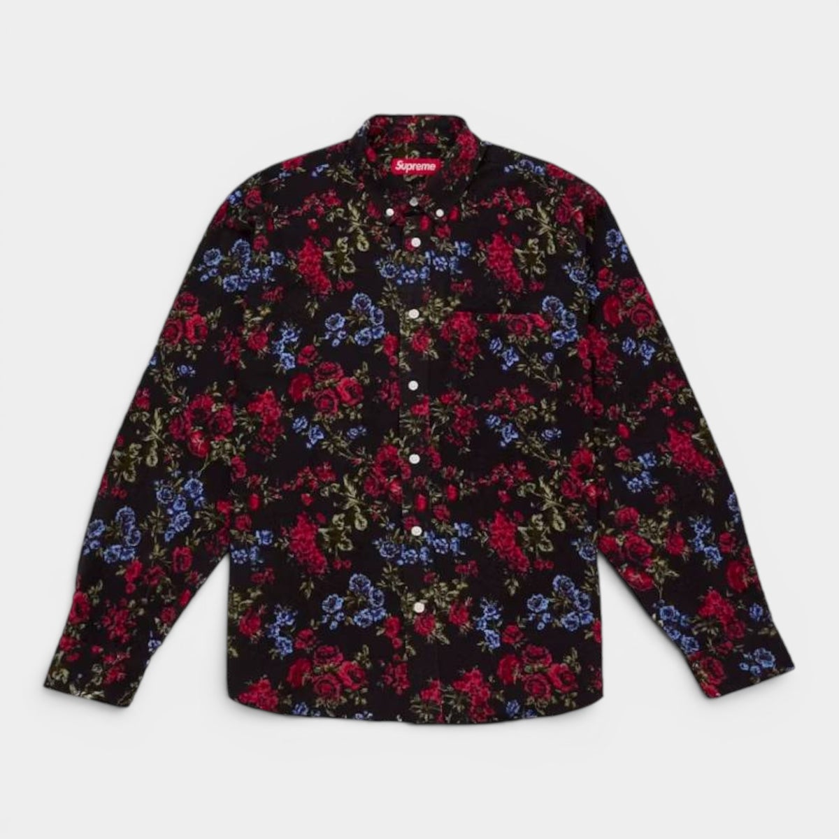 Supreme シュプリーム 2026SS Floral Flannel Shirt フローラル フランネルシャツ　ブラック